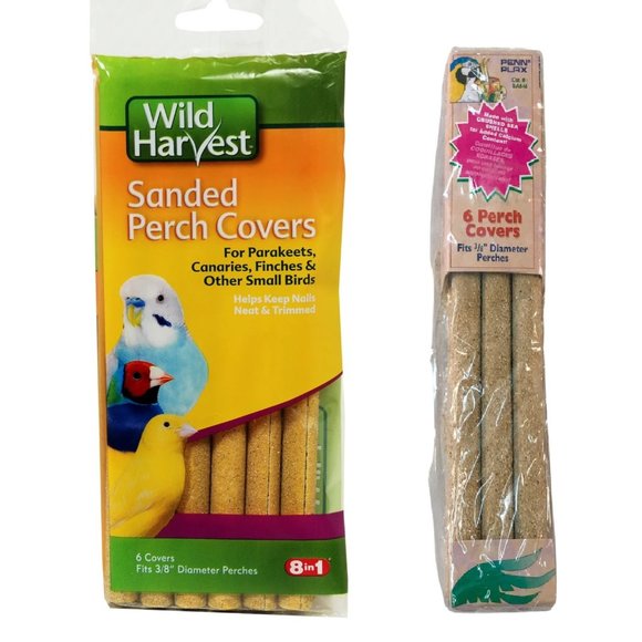 Wild Harvest + Penn-Plax Other - 48 SANDED PERCH COVERS (36 Wild Harvest 6 Penn-Plax) FOR BIRDS